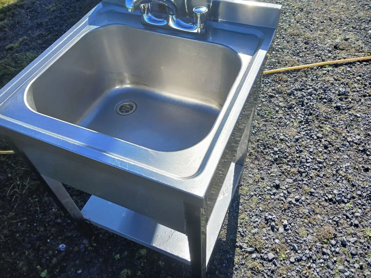 Staneless steel cabbinet sink unit complete - Image 3