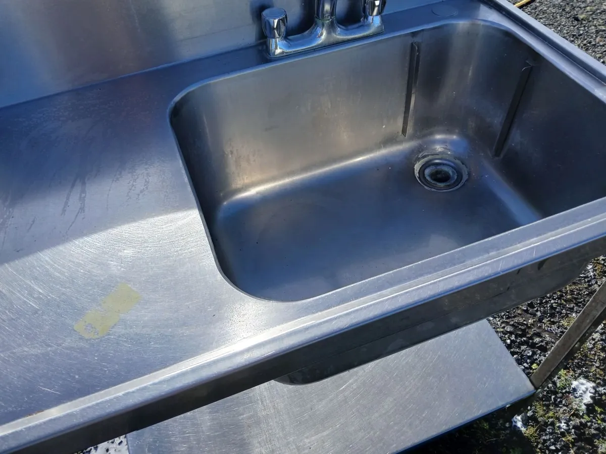 Staneless steel cabbinet sink unit complete - Image 2