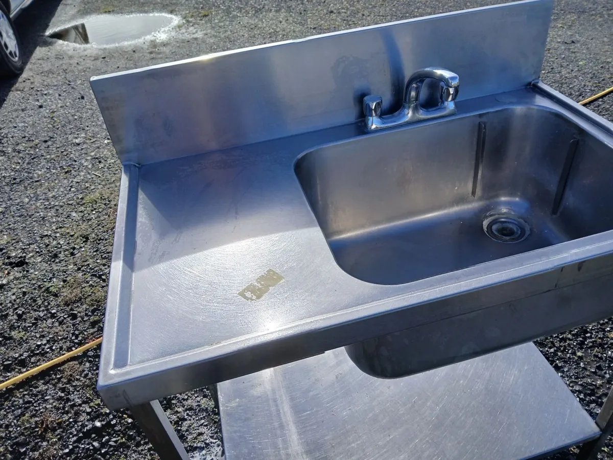 Staneless steel cabbinet sink unit complete - Image 3