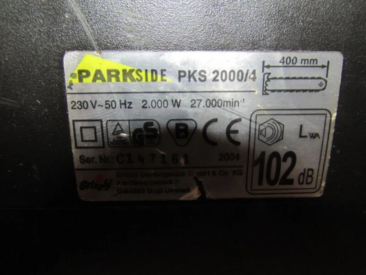 Parkside Chainsaw - Image 3