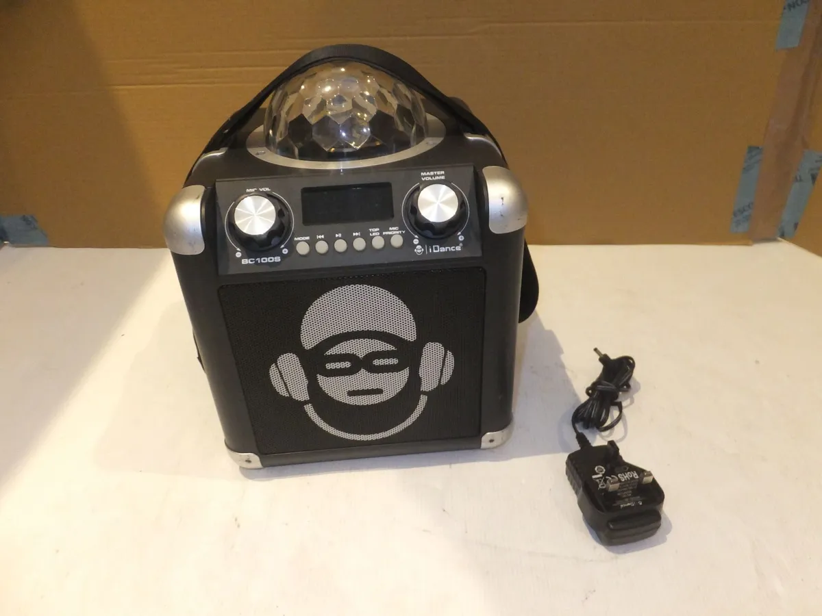 iDance Sing Cube Karaoke System with Light Show - Image 1