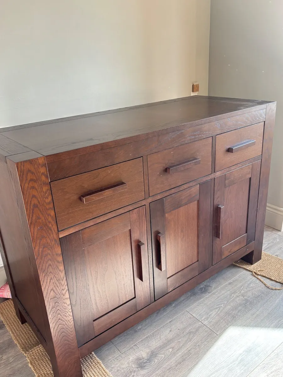 Modern Solid oak sideboard - Image 3