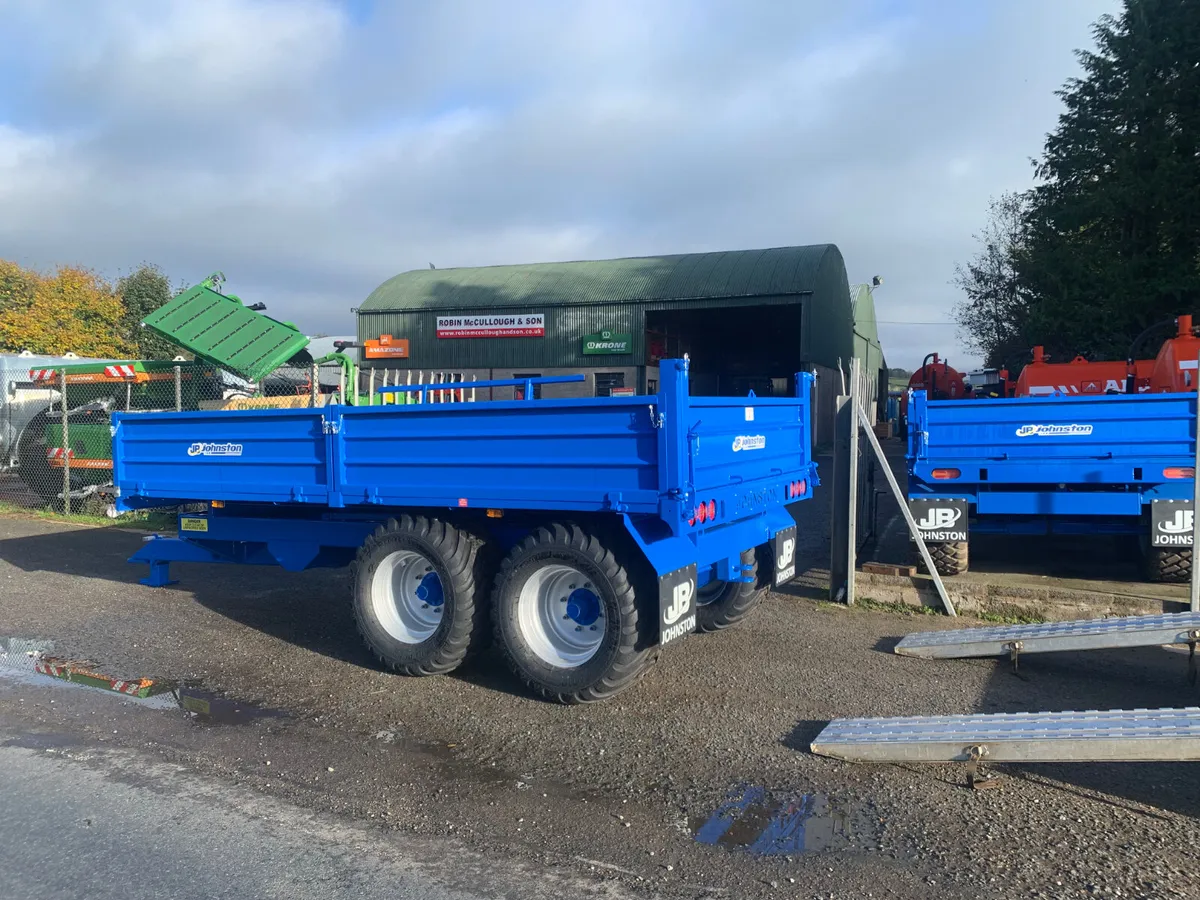 New  Johnston 14x 8 trailers in stock - Image 2
