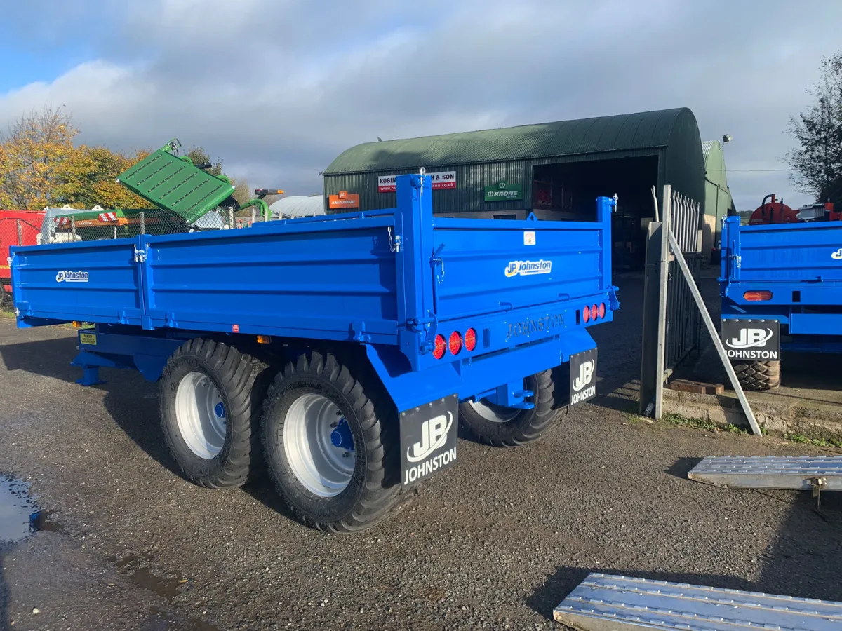 New  Johnston 14x 8 trailers in stock - Image 3