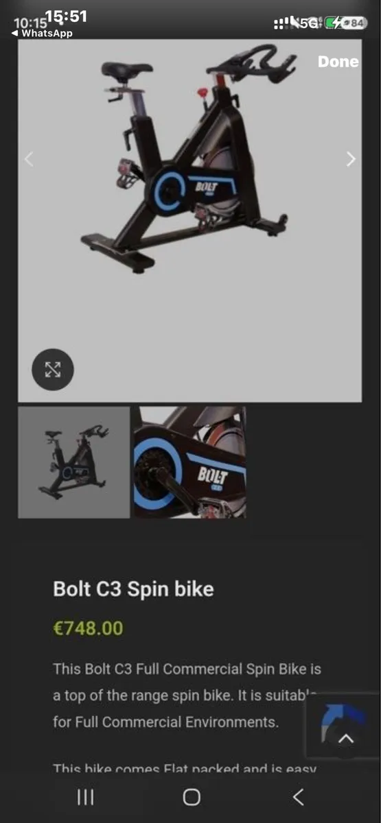 🚴‍♂️🚴‍♂️BOLT SPIN BIKE🚴‍♂️🚴‍♂️ - Image 2
