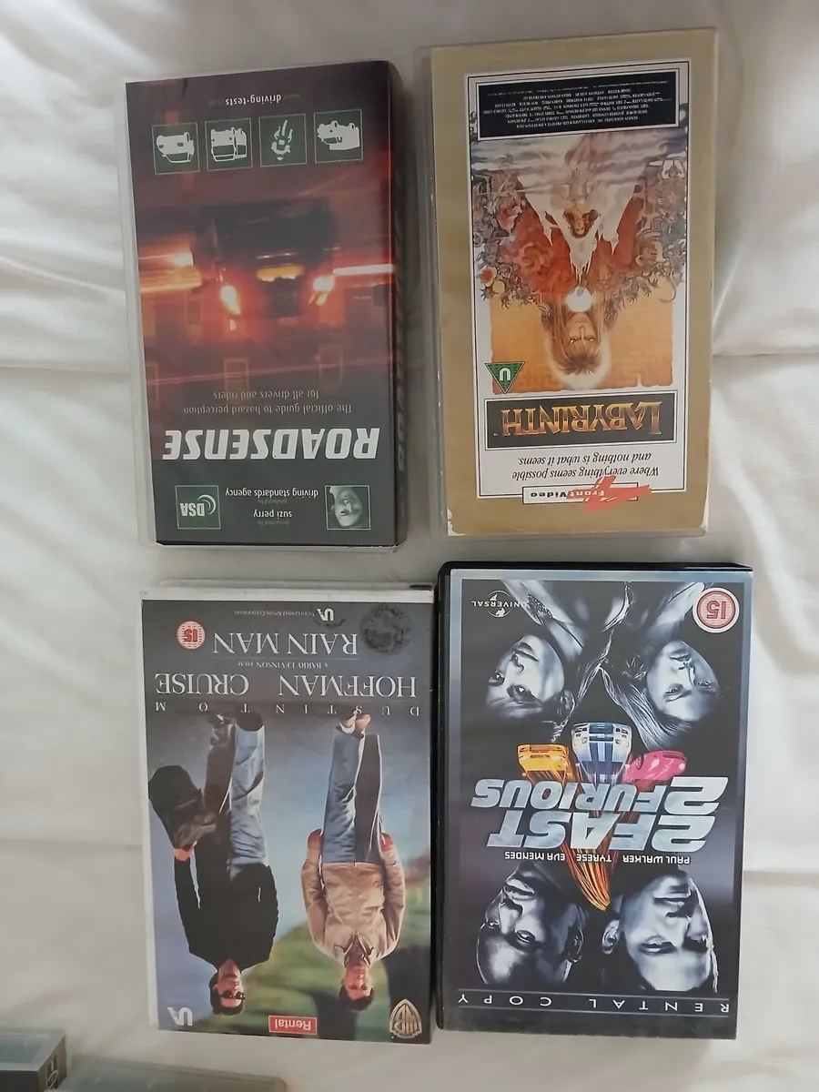 15 POPULAR VINTAGE VHS TAPES. - Image 4