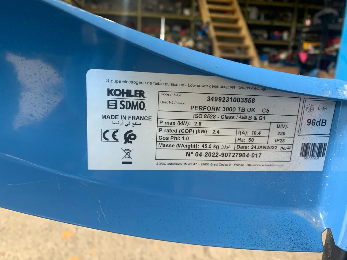 Kohler generator 3.5 kva 2022 - Image 4