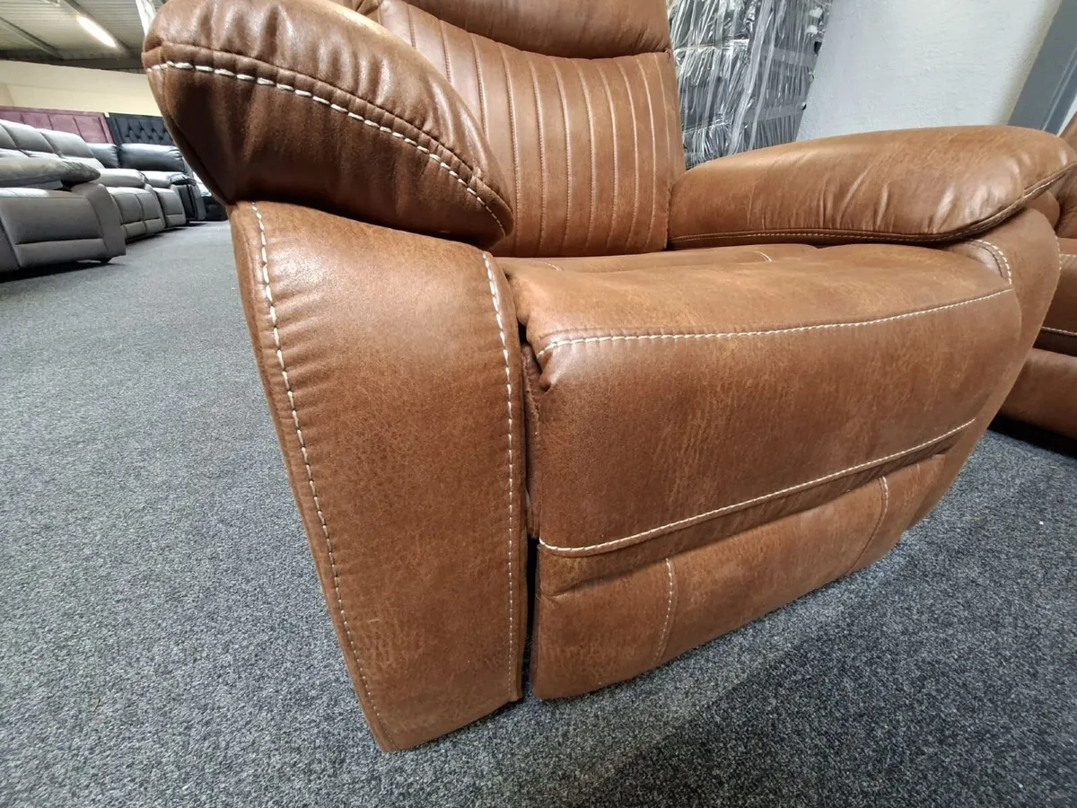 Stockton Fully Reclining Sofa Suite - Image 4