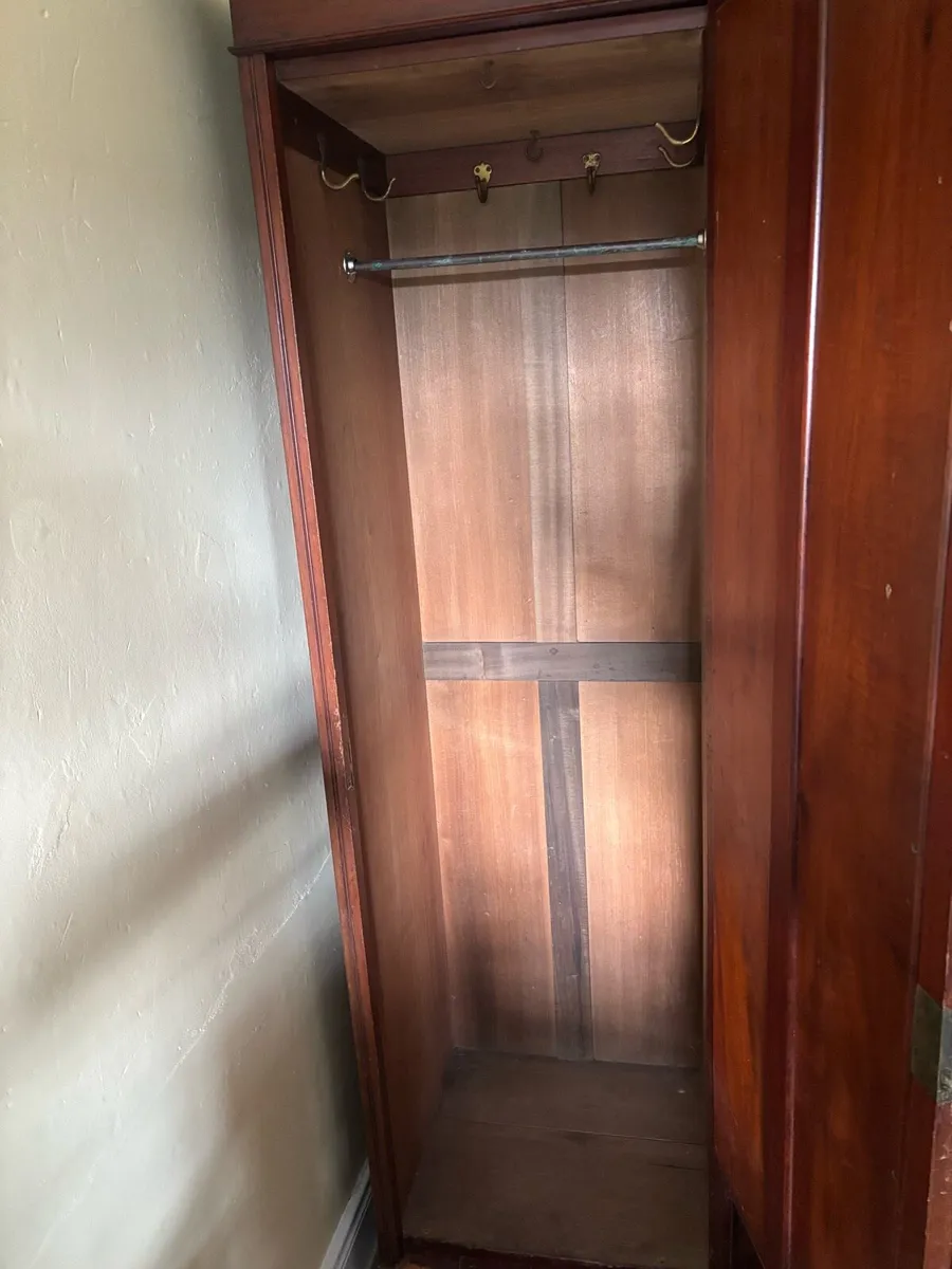 Antique Mahogony Wardrobe - Image 3