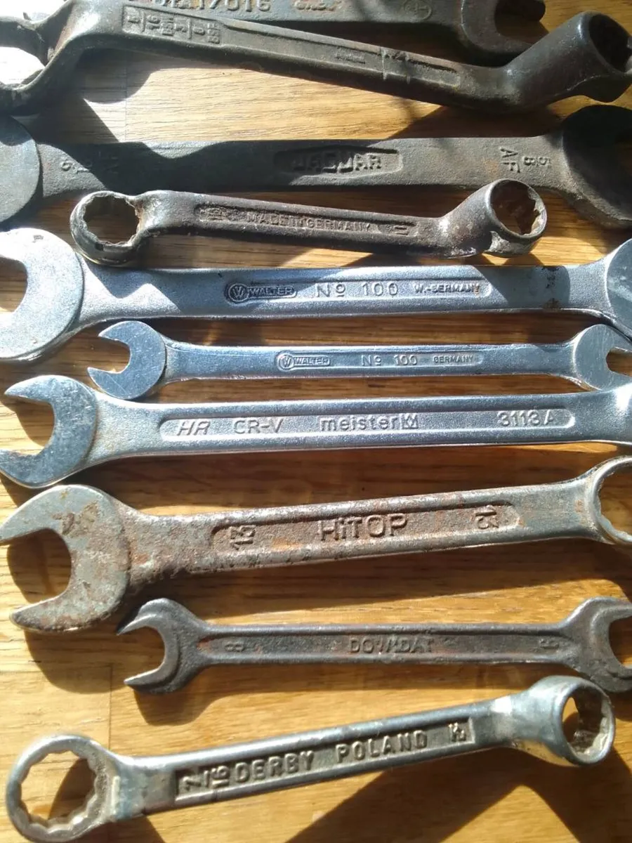 Vintage spanners jaguar ford walter king dick - Image 1