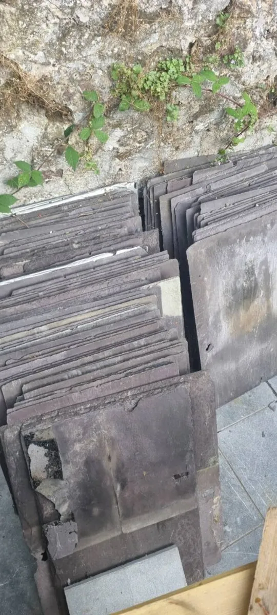 Old victorian roof slates - Image 1
