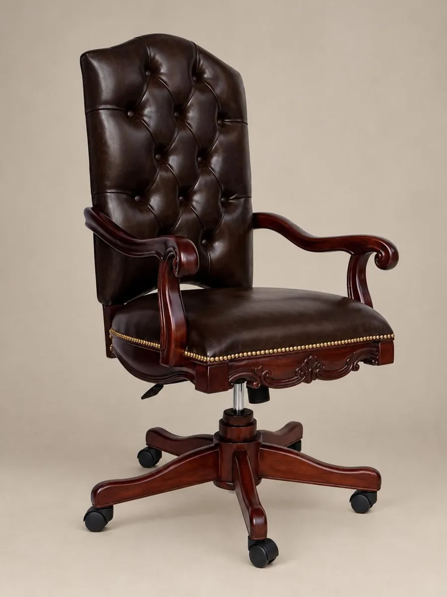 Executive Button Office Chair - Image 1