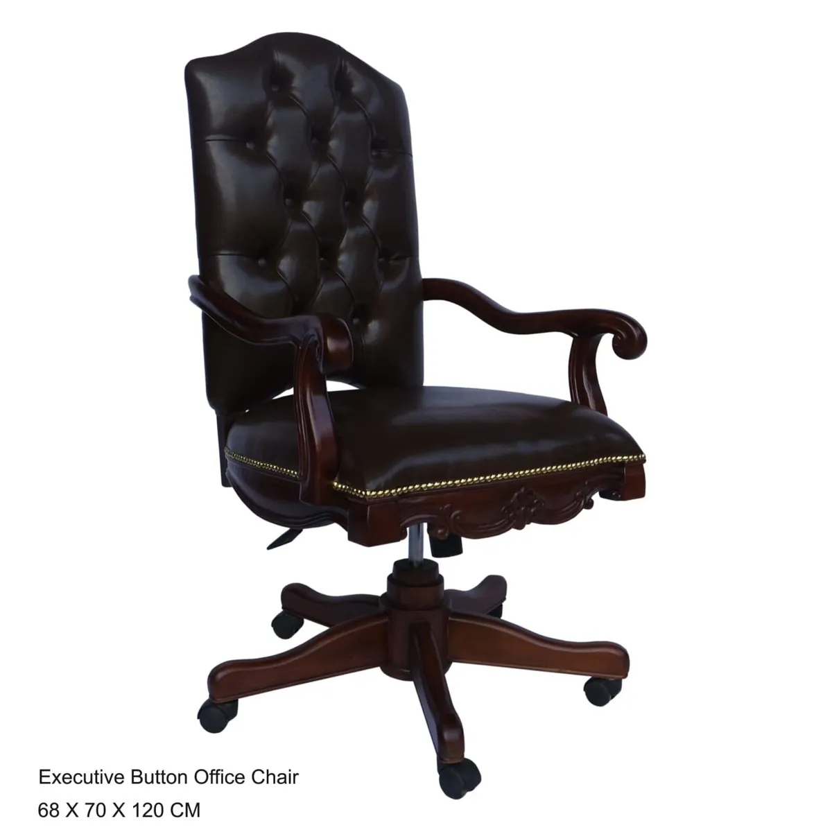 Executive Button Office Chair - Image 2
