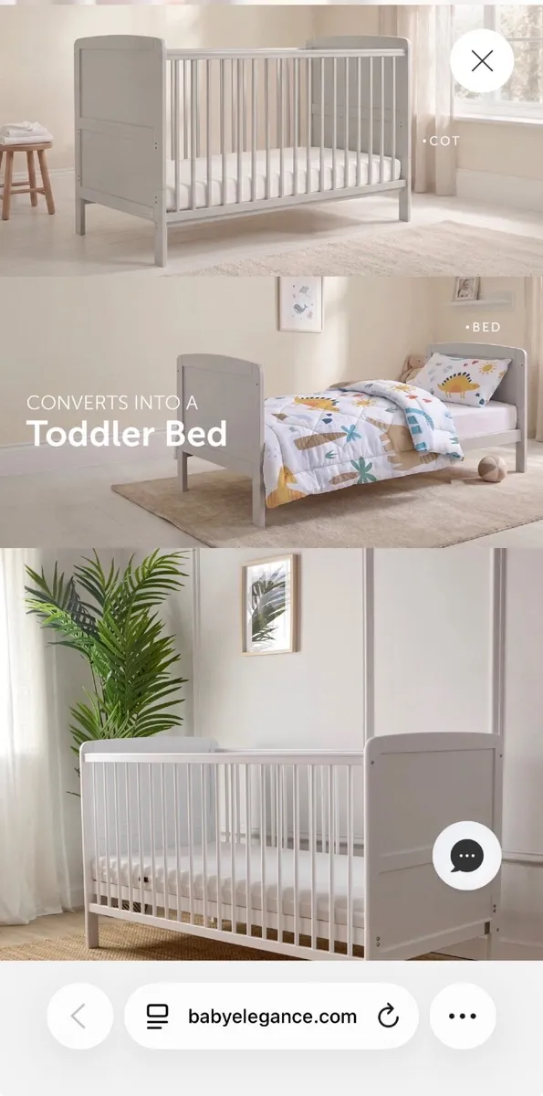 Baby Elegance Travis Cot Bed - Image 2