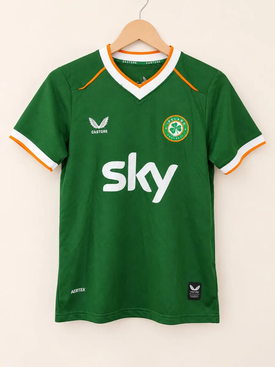 Ireland Troy Parrott kids football kit - Image 3