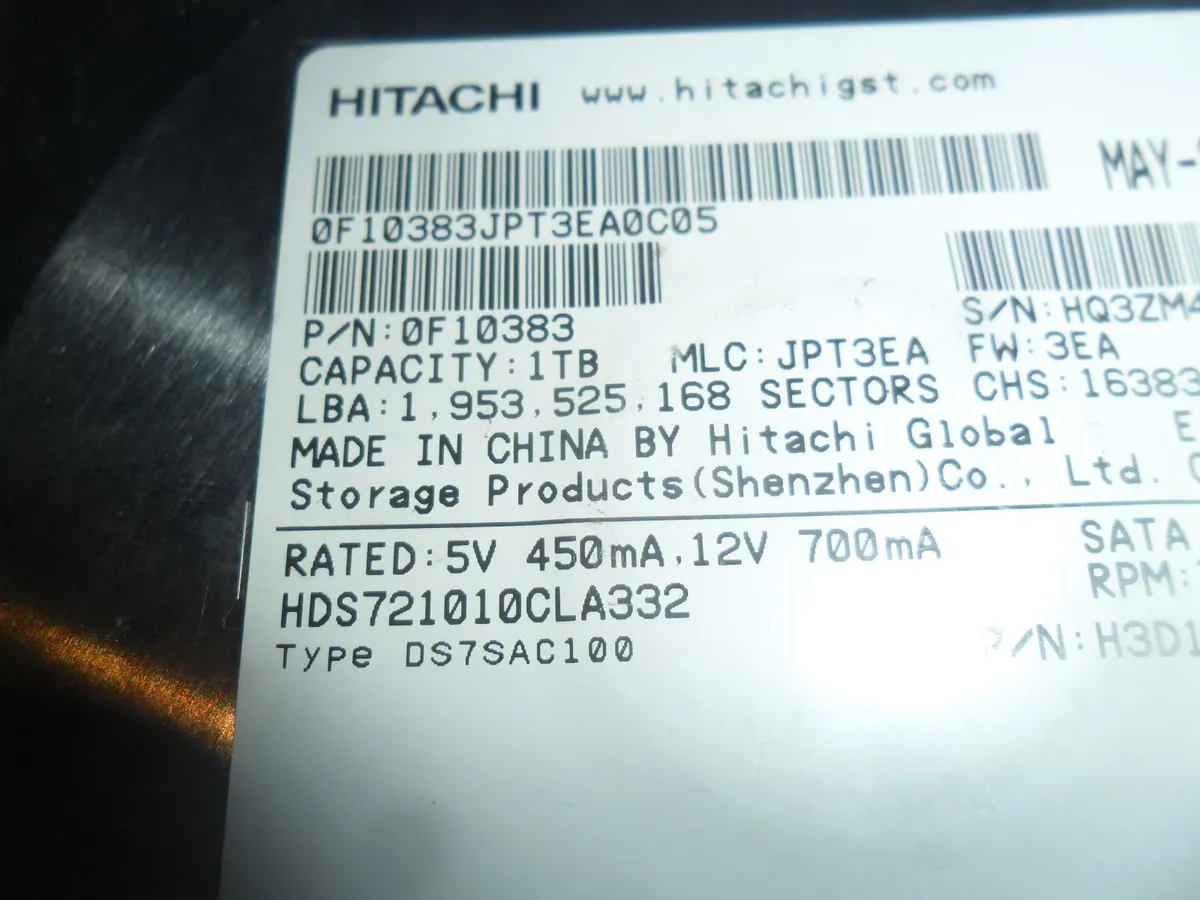 Hitachi Hdd 1 TB - Image 3