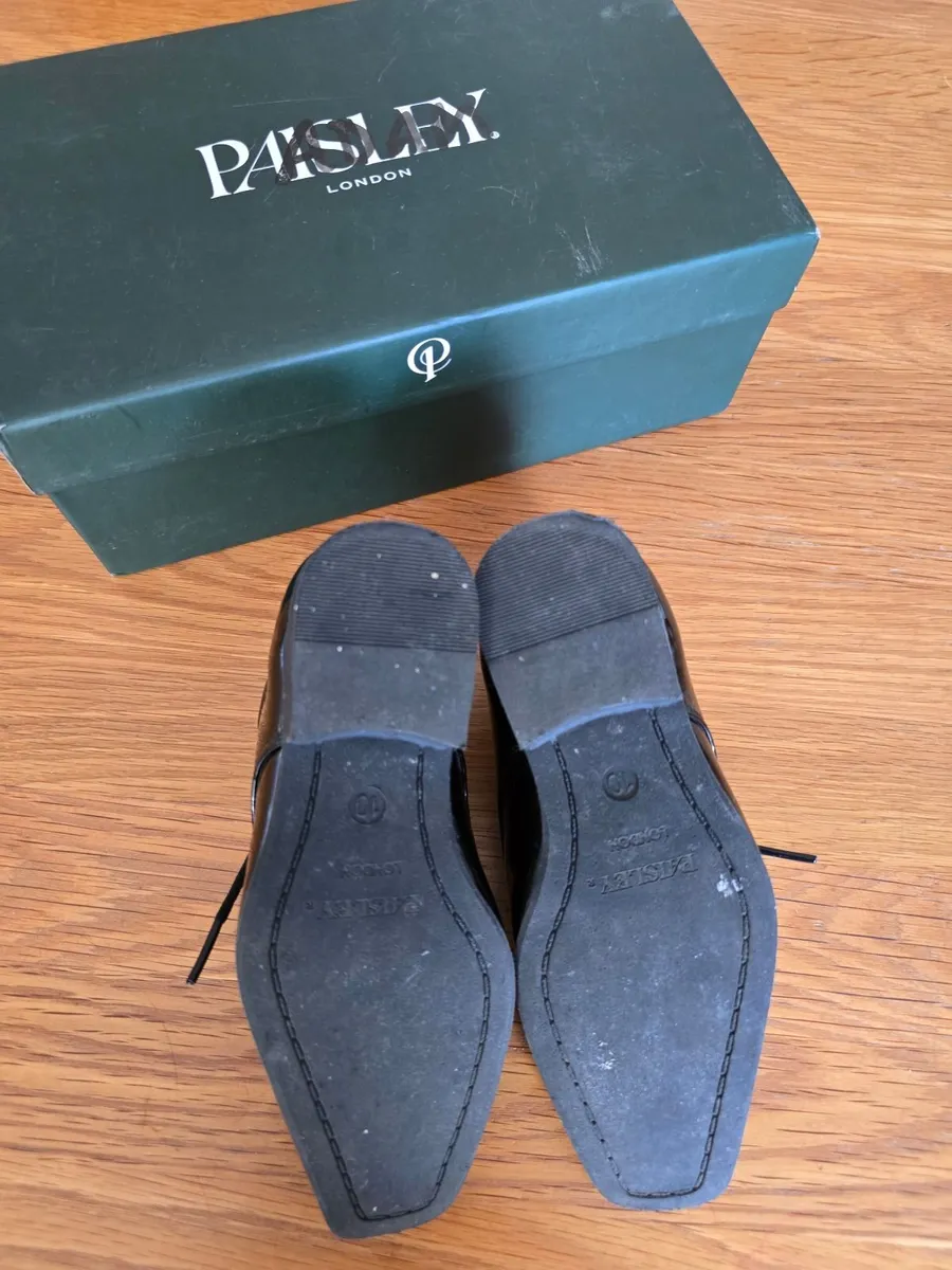 Paisley London Boys Patent Shoes - Size UK 10 - Image 2