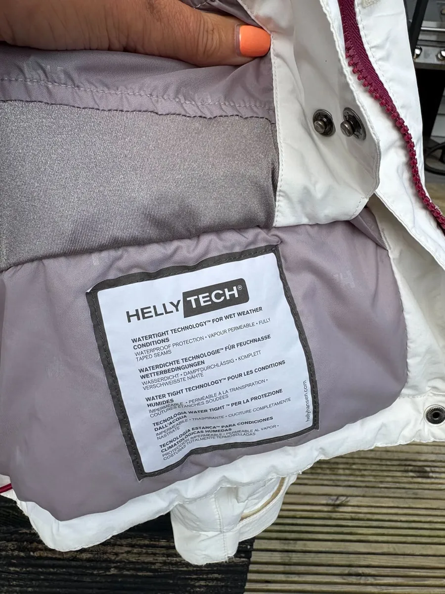 White Helly Hansen Technical Sailing jacket S/P - Image 4