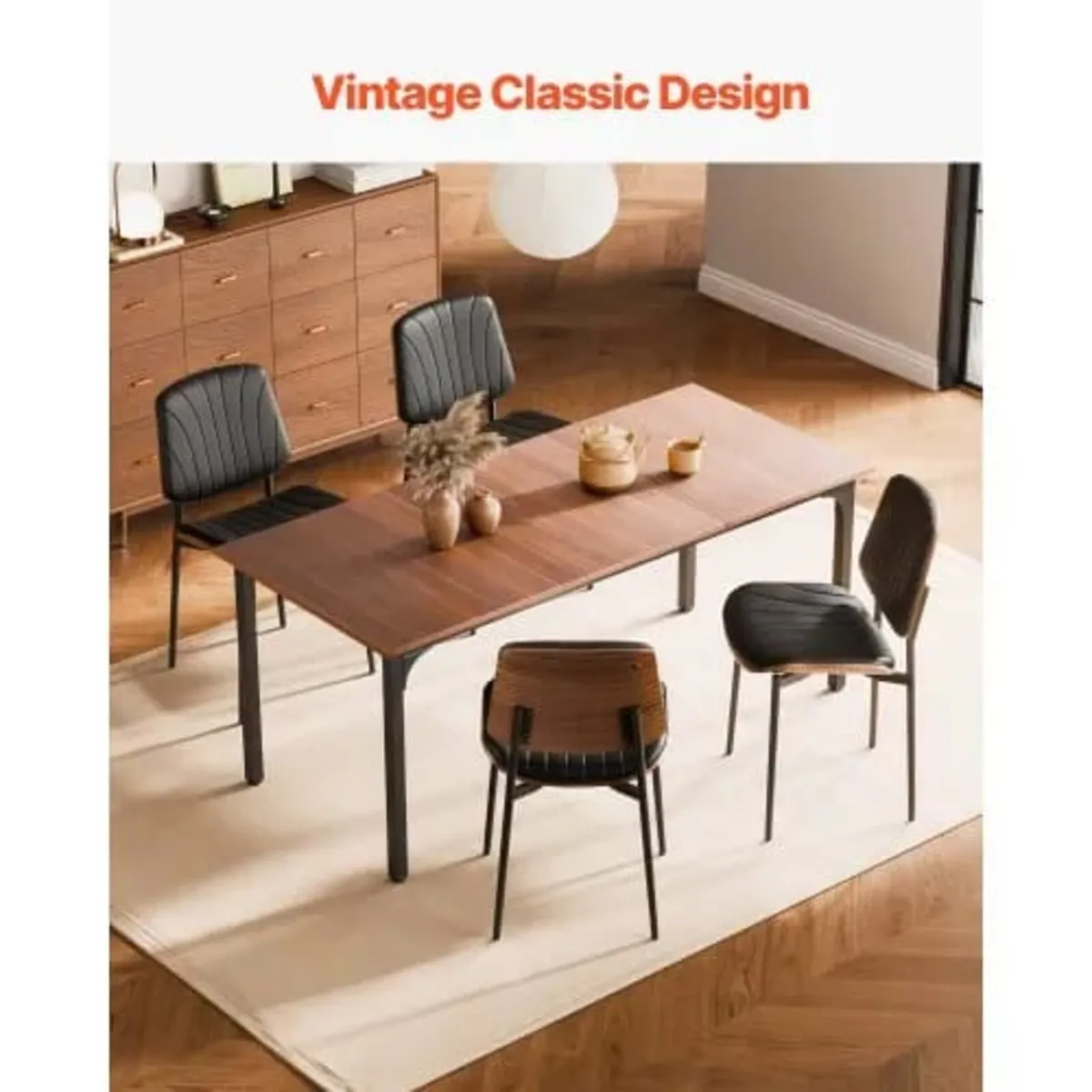 Modern Dining Room Accent Chairs Set of 6, Upholst - Image 2