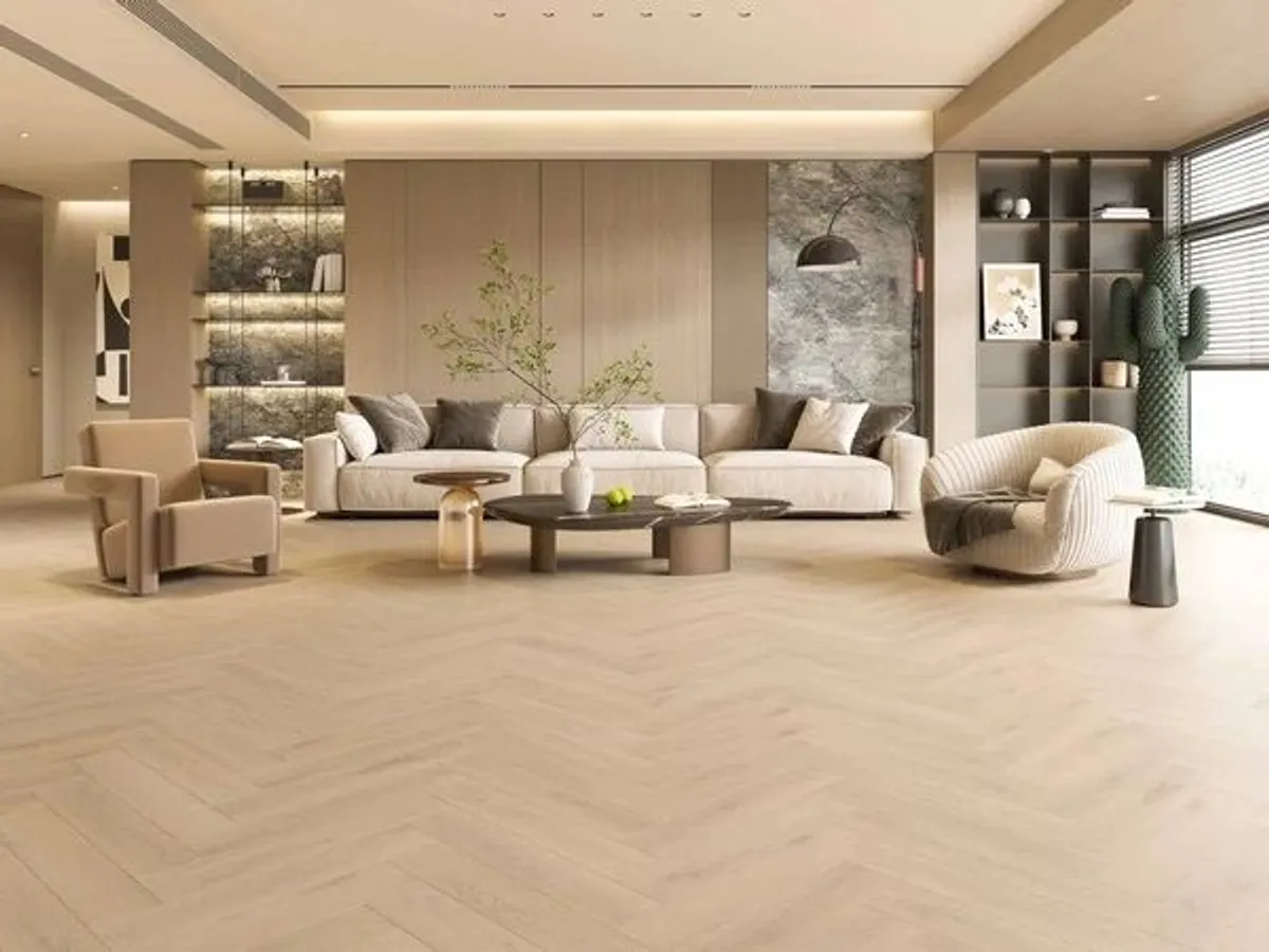 Herringbone Quality Laminate Flooring - Image 1