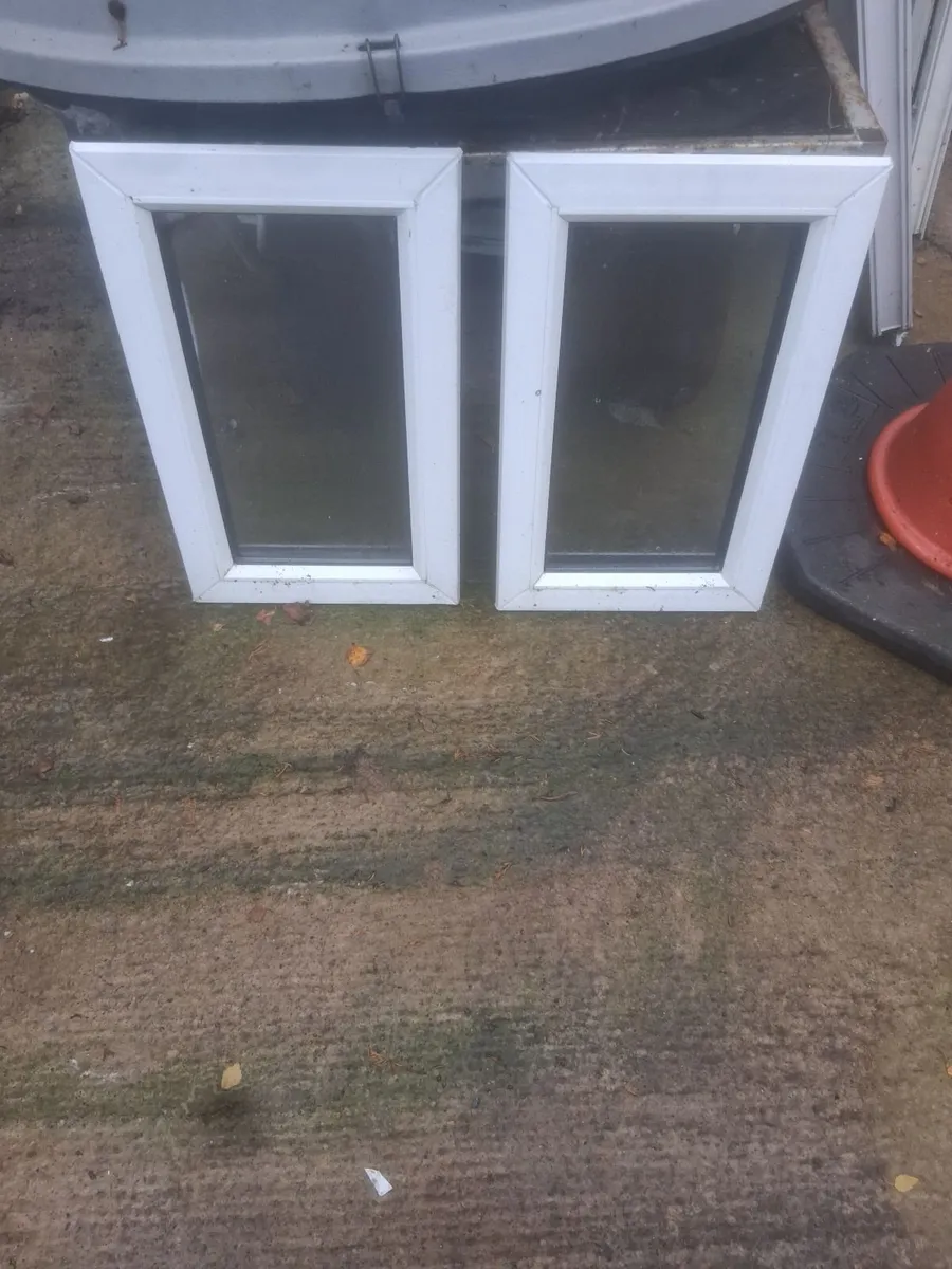 Two pvc windows 355x570