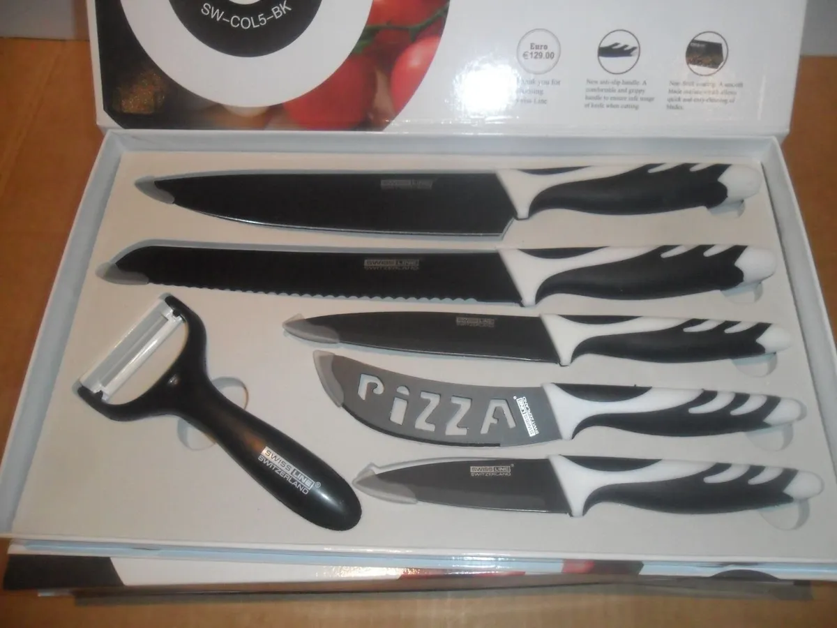 SWISS LINE Stainless Steel 5 Pcs - Knife set - Image 4