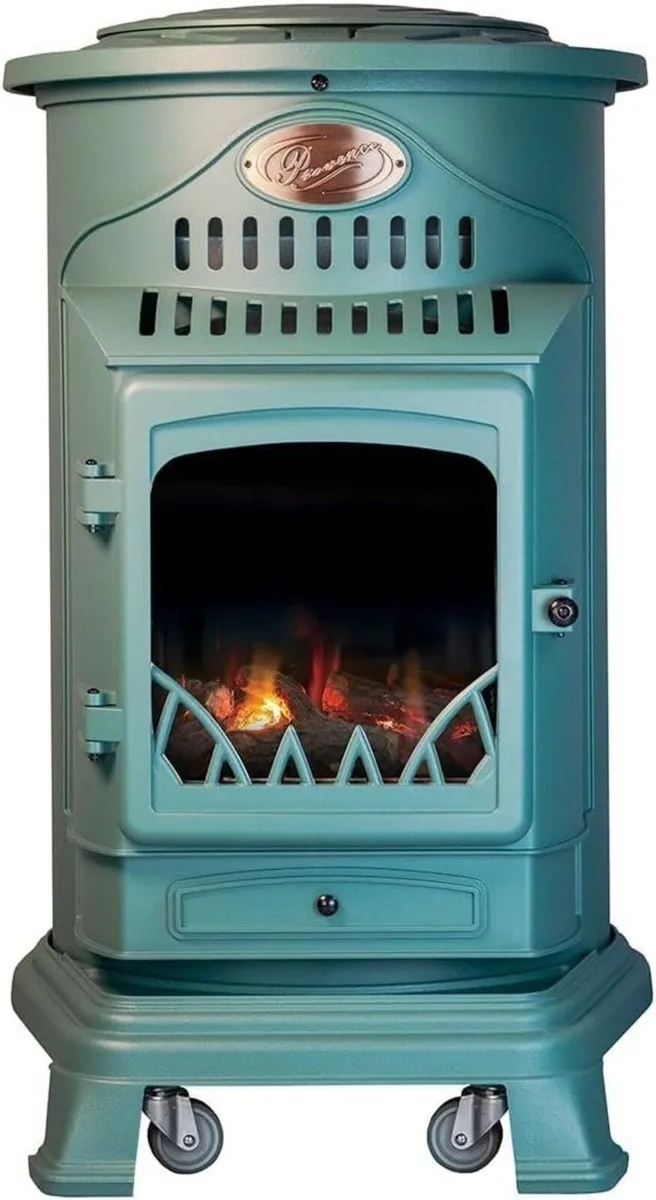 🔥 PROVENCE GREEN MOBILE GAS FIRE – 3.4kW REAL FLA - Image 3