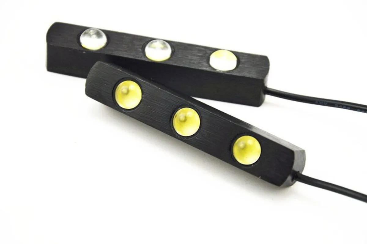 2 x 3 Cool White Led Eagle Eye Car Daytime Running - Image 4