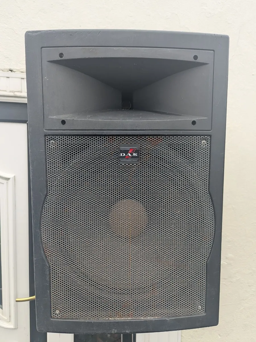 2 DAS DS-15 Passive Tops with 2 Stands - Image 4