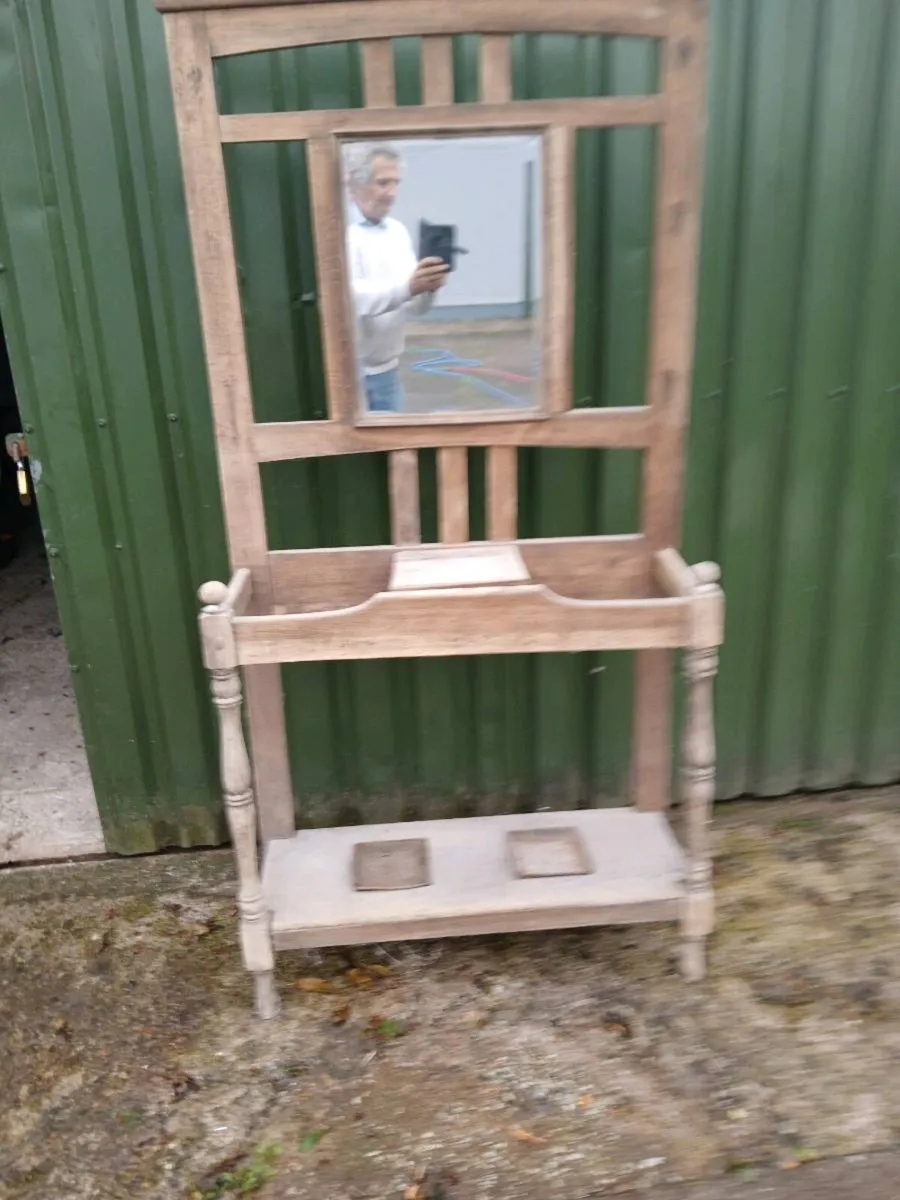 Antique hat and umbrella stand