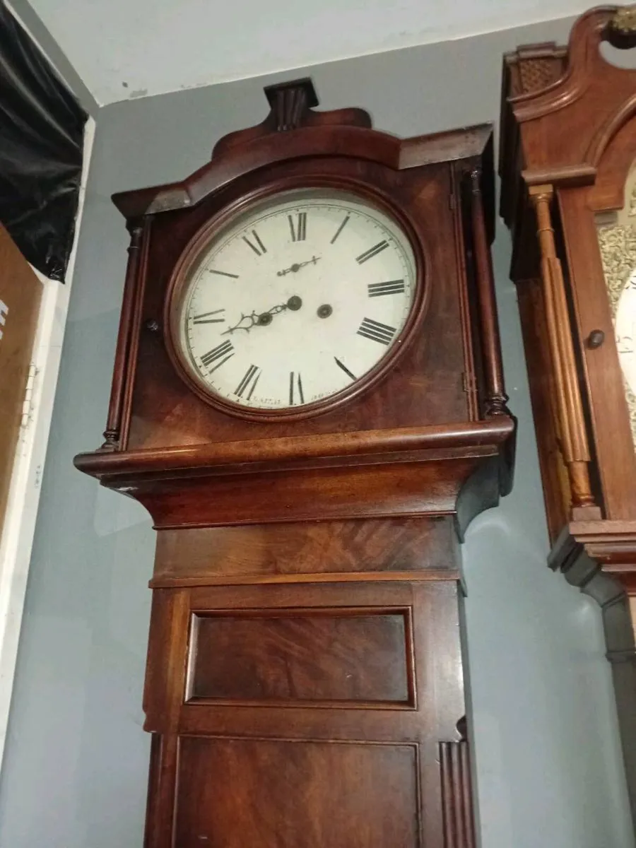 Antique grandfather clock - Image 2