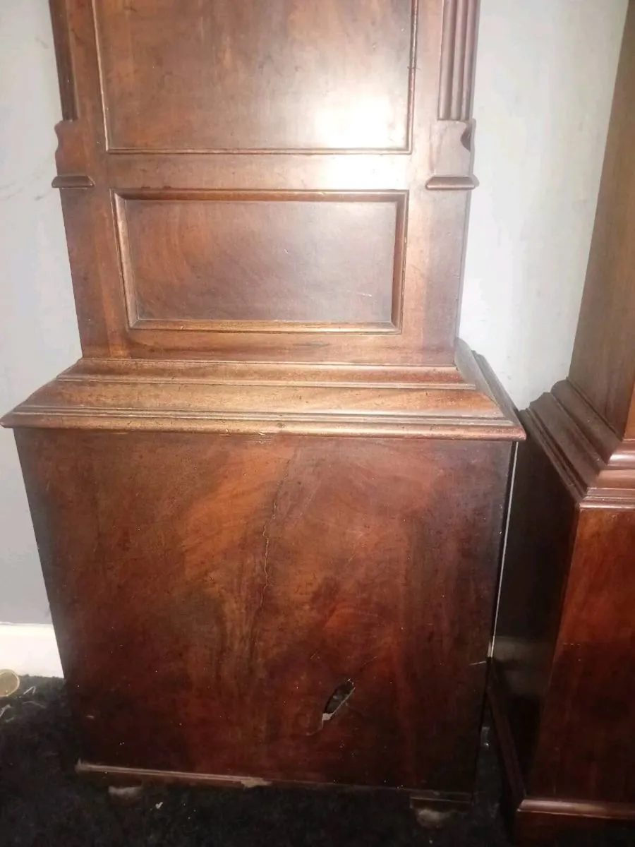 Antique grandfather clock - Image 3