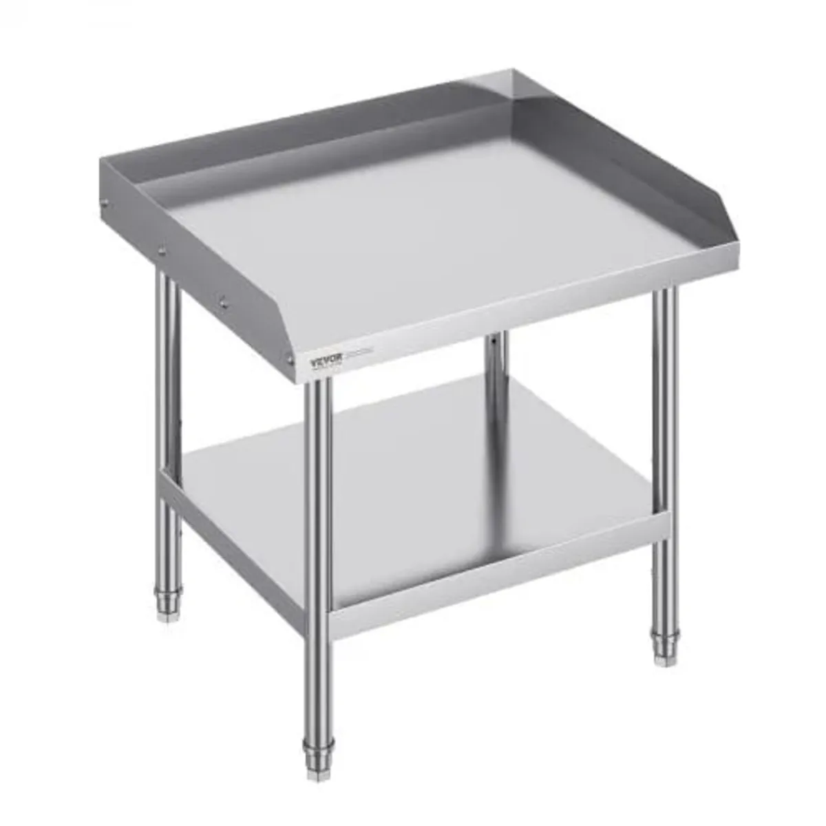 Stainless Steel Work Table, 24 x 28 x 26 Inch Comm - Image 1