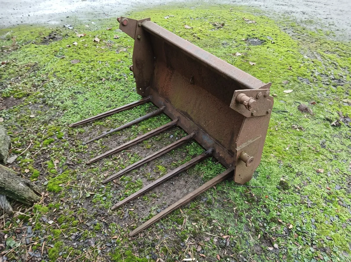 Silage Grab, Loader, Bucket, Forks, - Image 3