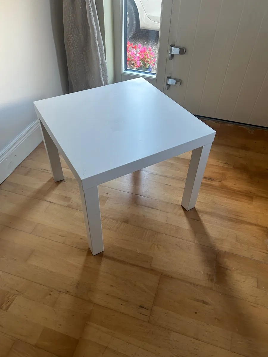 White IKEA Coffee Table - Image 1