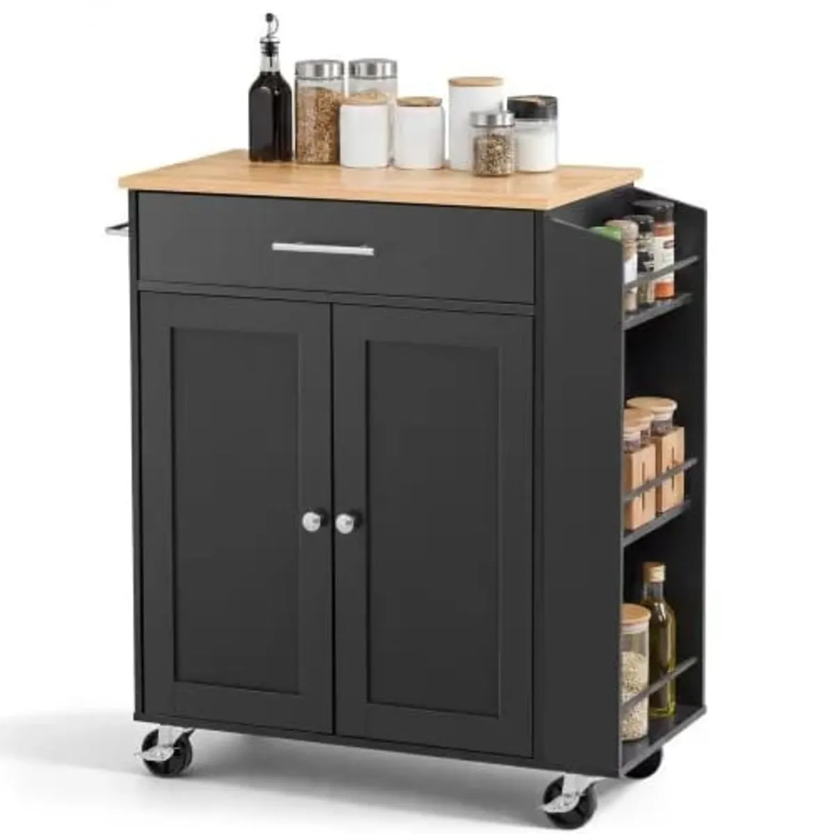 Kitchen Island Cart with Storage, 795 mm Wide Mobi - Image 1