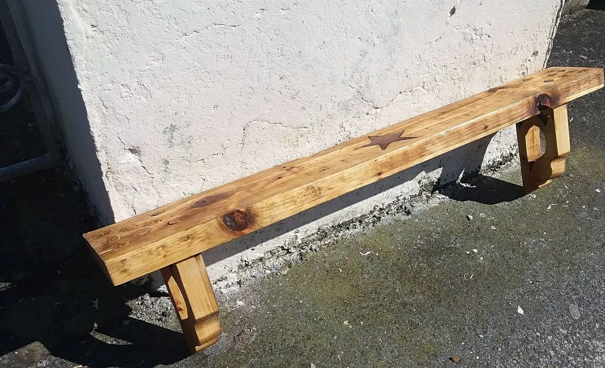 Rustic Stove Mantle / Floating Shelf - Image 2