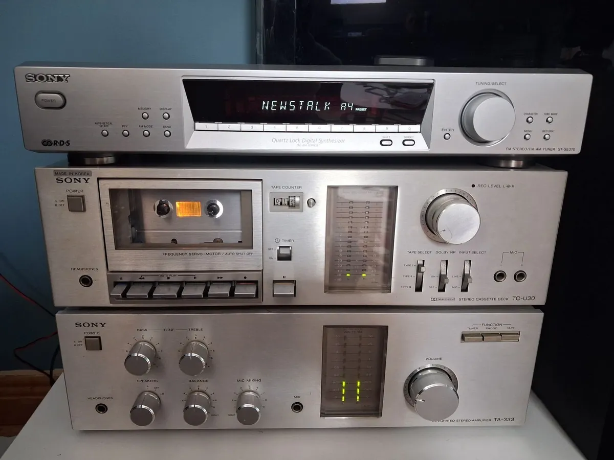 Vintage sony hifi system