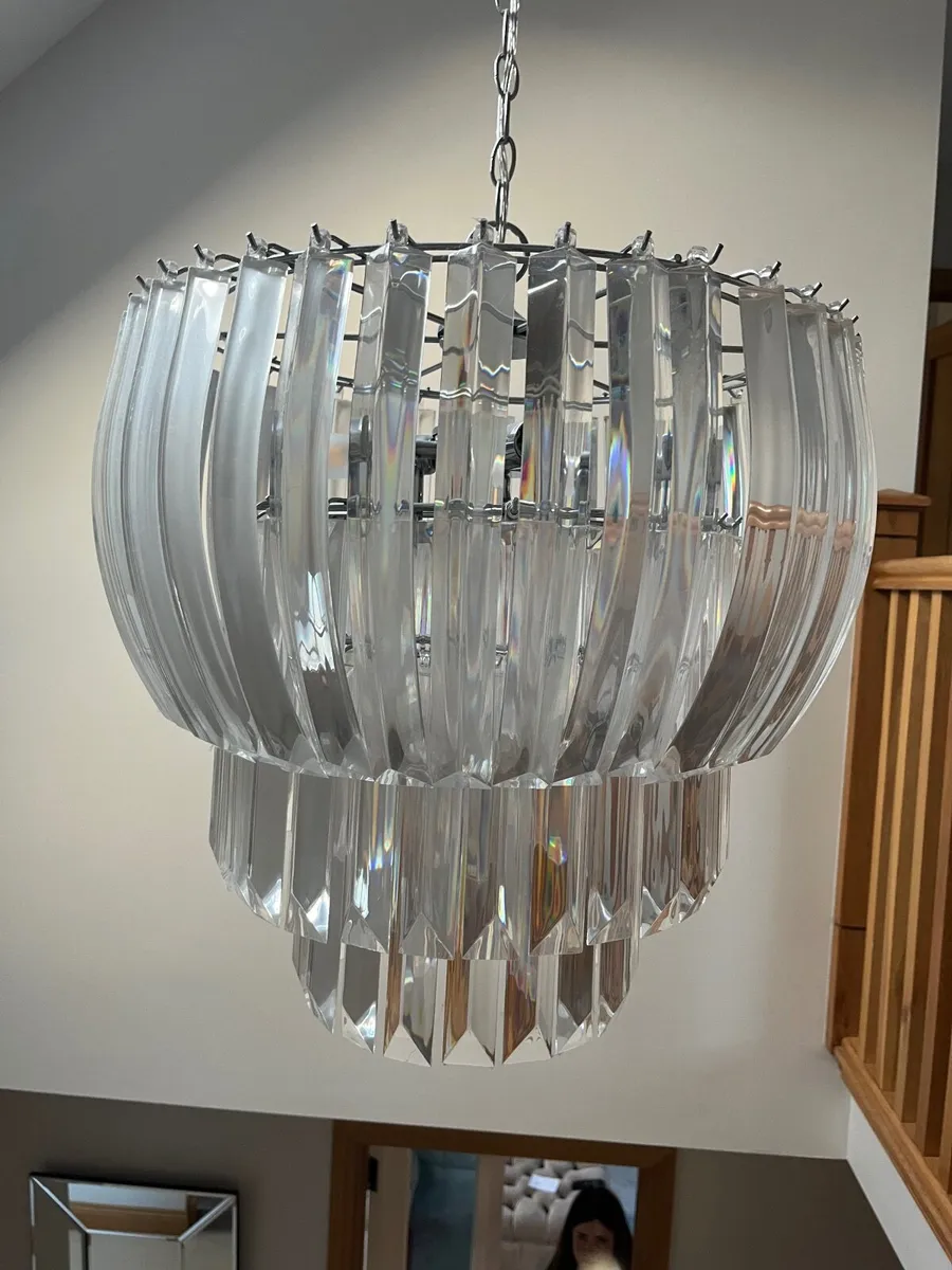 Laura Ashley Chandelier - Image 2