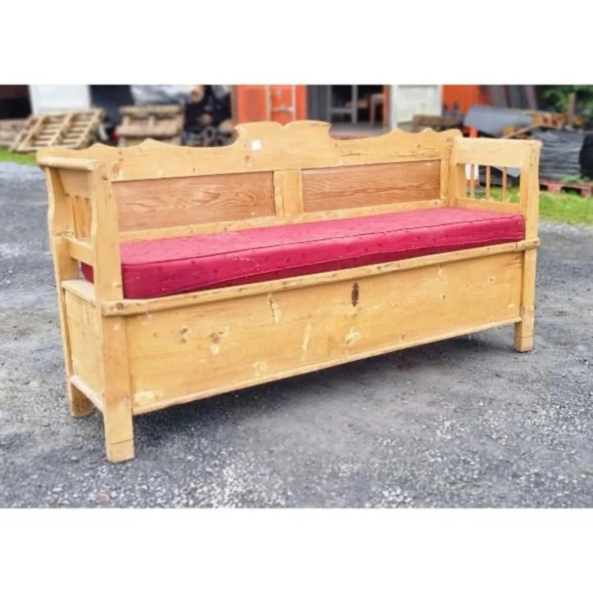 Pine Box Bench KAS1396 - Image 1