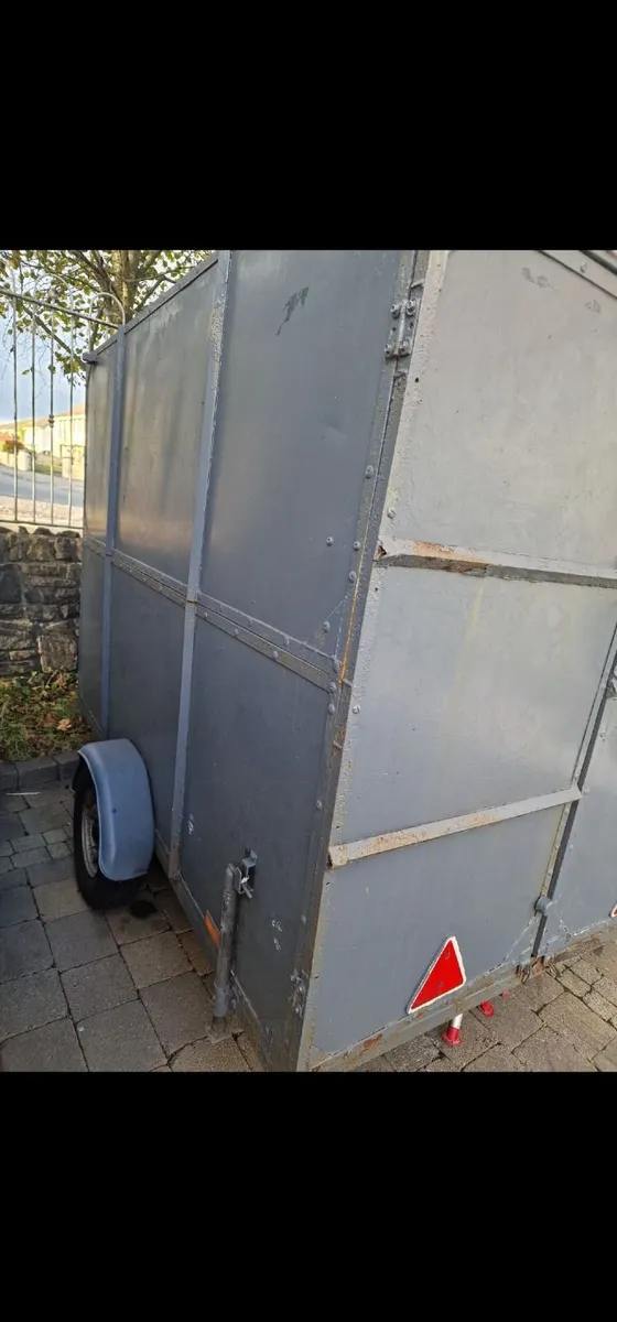 Grey Enclosed Box Trailer - Image 2