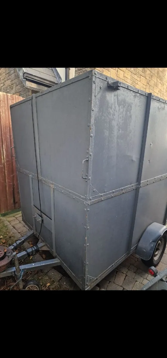 Grey Enclosed Box Trailer - Image 3