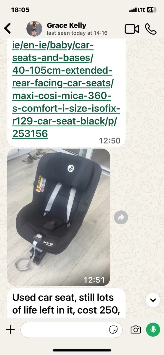 Baby car seat 💺 - Image 1