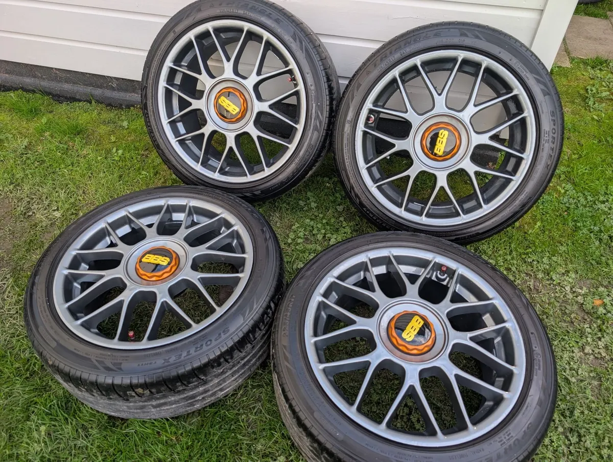 R17 5x112 genuine BBS RC 307 wheels - Image 1