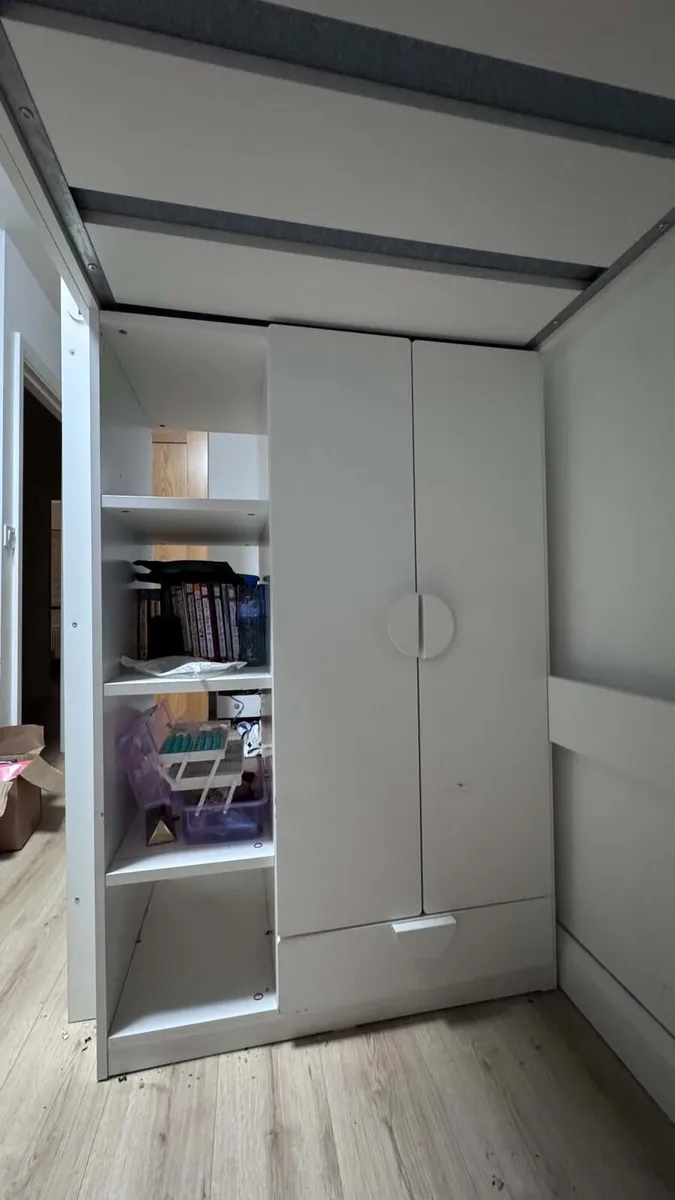 Loft bed with Desk Ikea - Image 2
