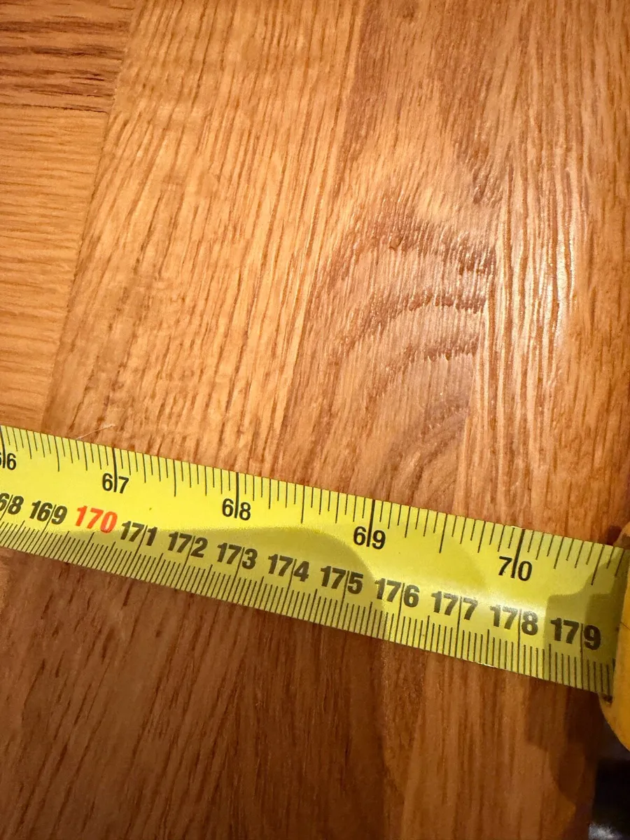 Solid oak extendable table - Image 3