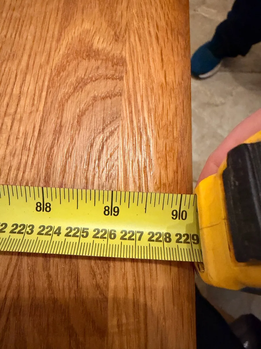 Solid oak extendable table - Image 4