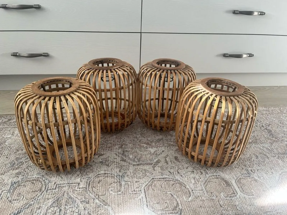 Rattan Light Shades - Image 3