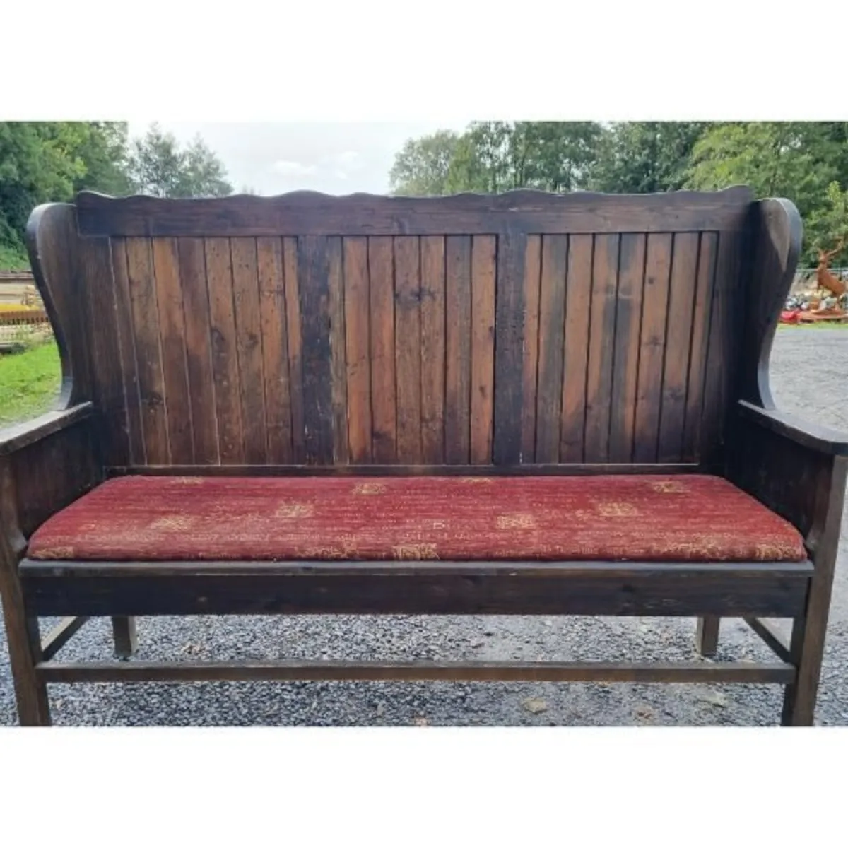 High Back Settle Bench KAS1393 - Image 3