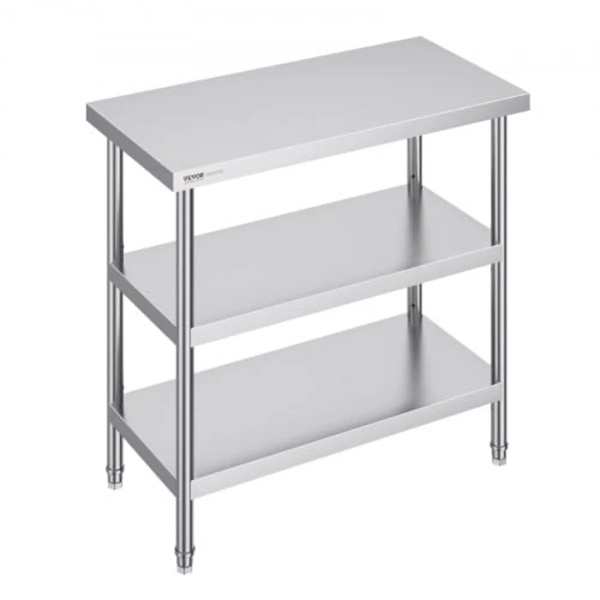Stainless Steel Food Prep Table Commercial Kitchen - Image 2